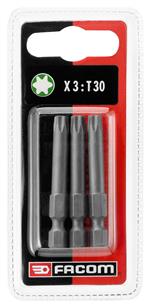EX6 - Juegos de 3 puntas estándar - serie 6 para tornillos Torx® PEGAMO